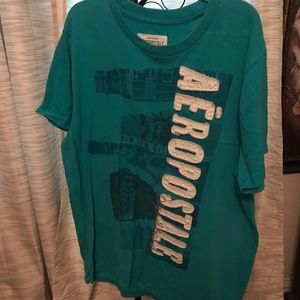 Teal Aeropostale shirt